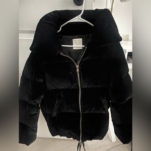 SANDRO Velvet Puffer